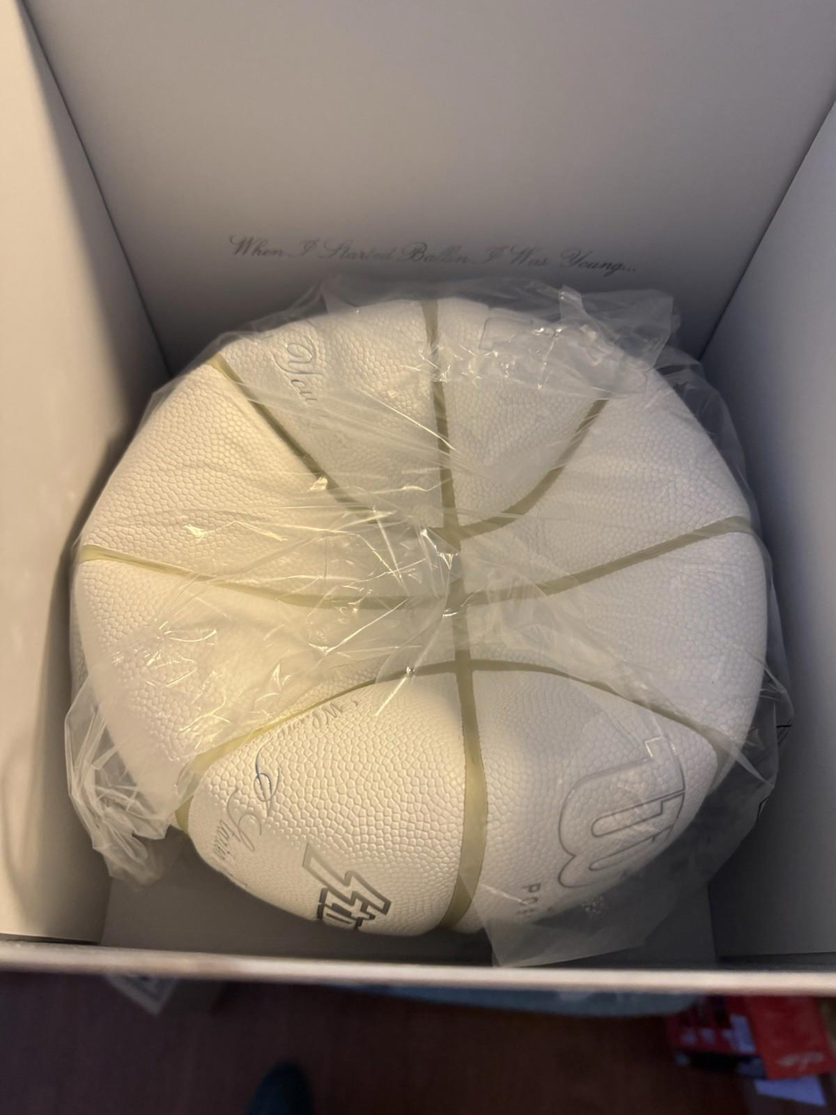 Post Malone x Wilson "White Iverson" Anniversary Basketball Limited /300 IN HAND