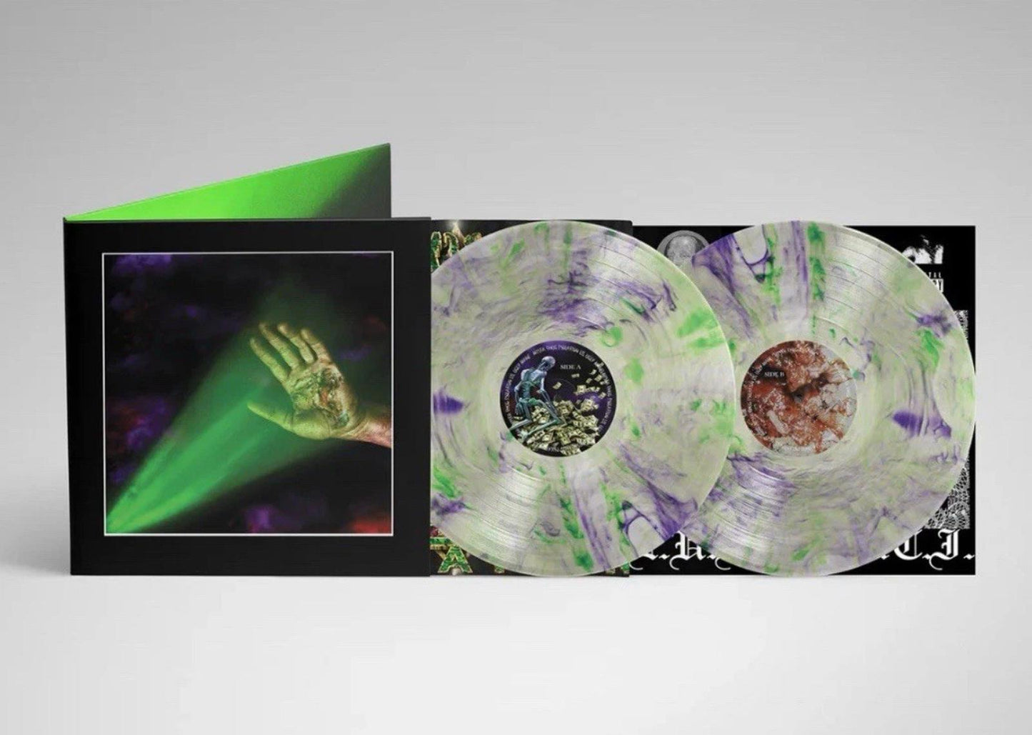 Mista Thug Isolation Double LP Vinyl Transparent Green + Purple IN HAND