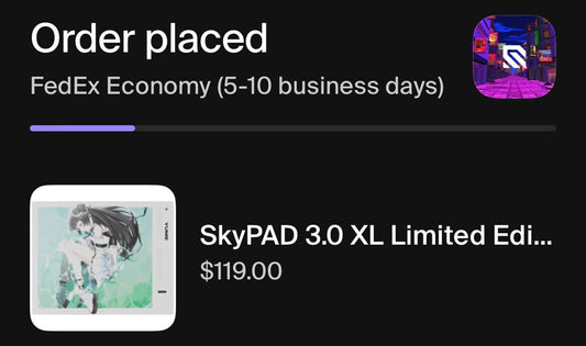 SkyPAD 3.0 XL "WATER YUME" Glass mousepad PRESALE 🔥