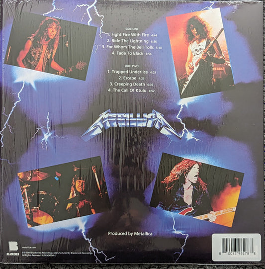 Metallica : Ride The Lightning (LP, Album, Ltd, RE, RM, Blu)
