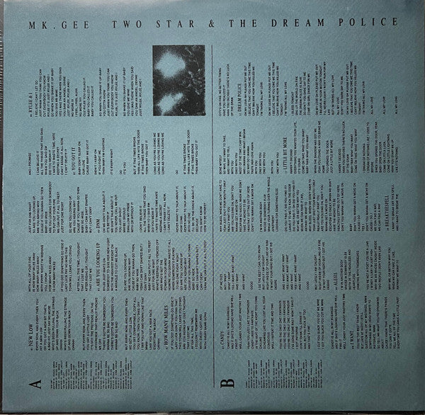Mk.gee : Two Star & The Dream Police (LP, Album, Ltd, Dar)