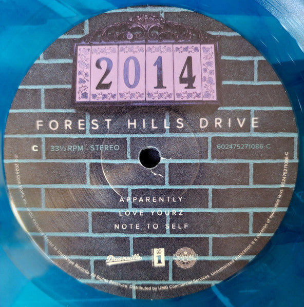 J. Cole : 2014 Forest Hills Drive (2xLP, Album, Ltd, RE, Lig)