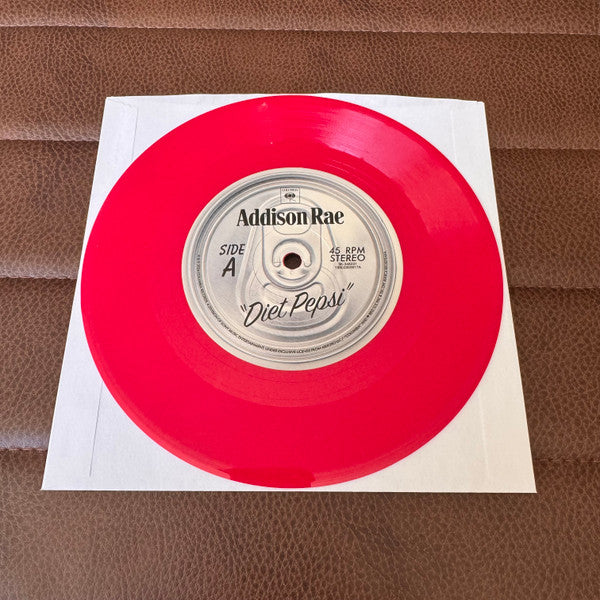 Addison Rae : Diet Pepsi (7", Single, Ltd, Sig)