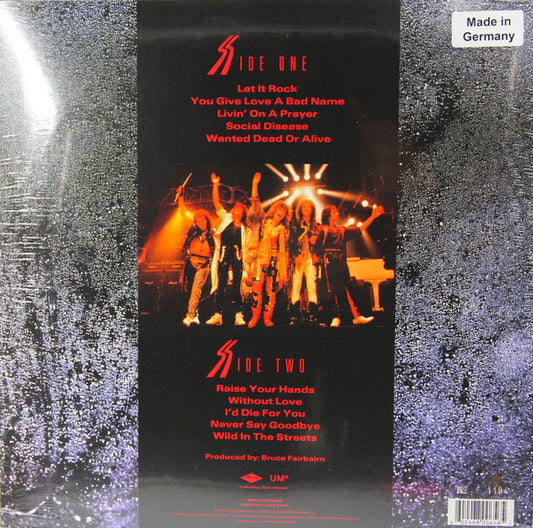Bon Jovi : Slippery When Wet (LP, Album, Ltd, RE, Liq)