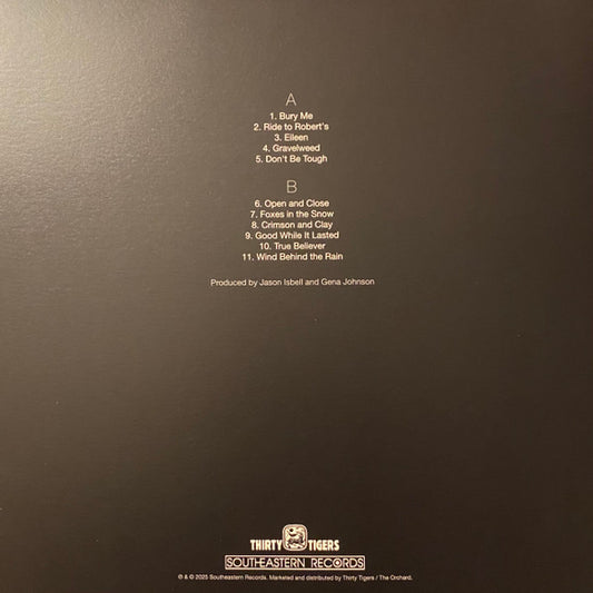 Jason Isbell : Foxes In The Snow (LP, Album, Ltd, Bla)