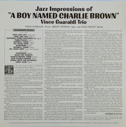 Vince Guaraldi Trio : Jazz Impressions Of A Boy Named Charlie Brown (Alternate Takes) (LP, Album, RSD, Ltd, RE, Sky)