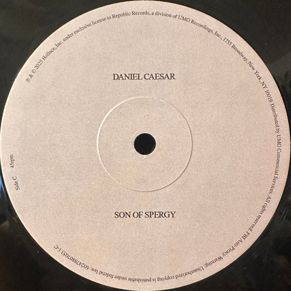 Daniel Caesar (2) : Son of Spergy (LP, Ltd, W/Lbl, Fir)