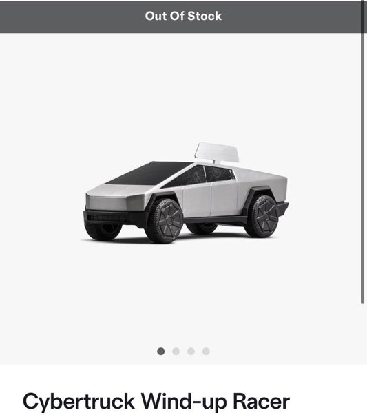 TESLA CYBERTRUCK Official Wind-Up Racer - ON THE WAY 🛻