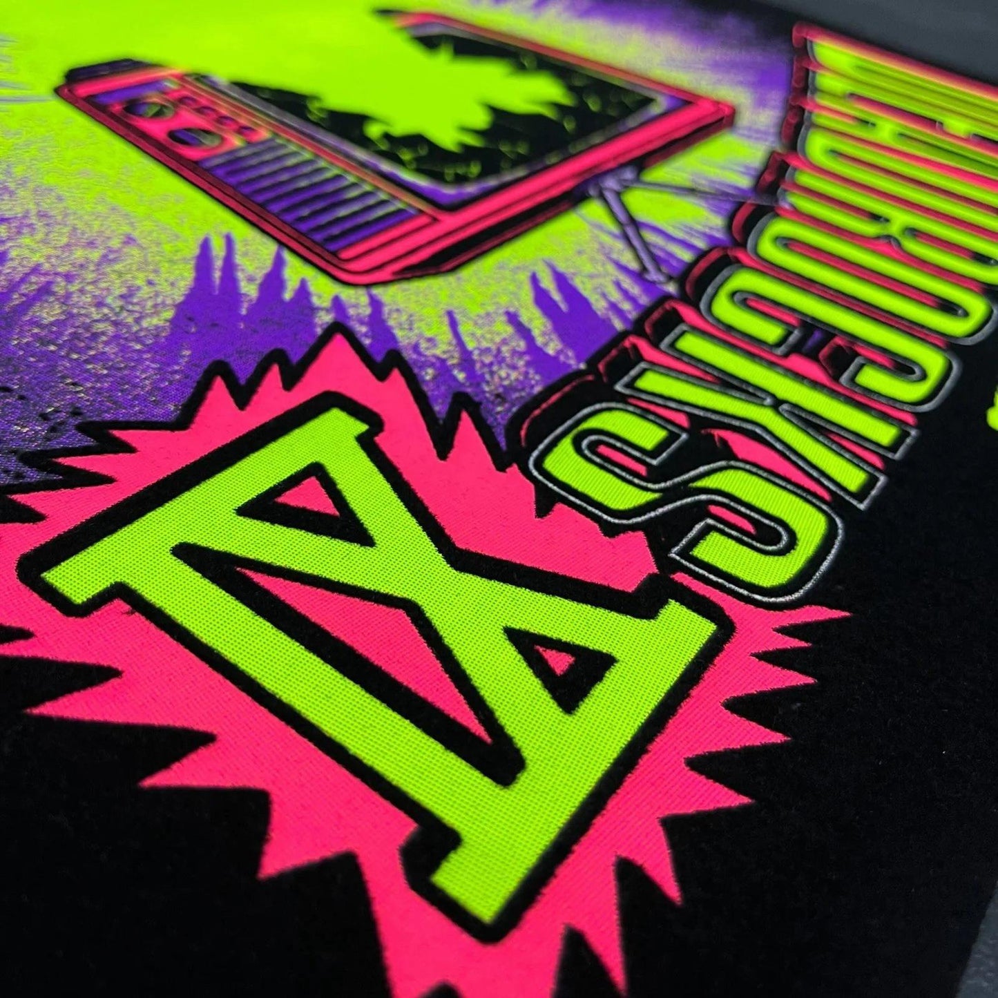 Deadrocks XI - Blacklight Velvet Poster