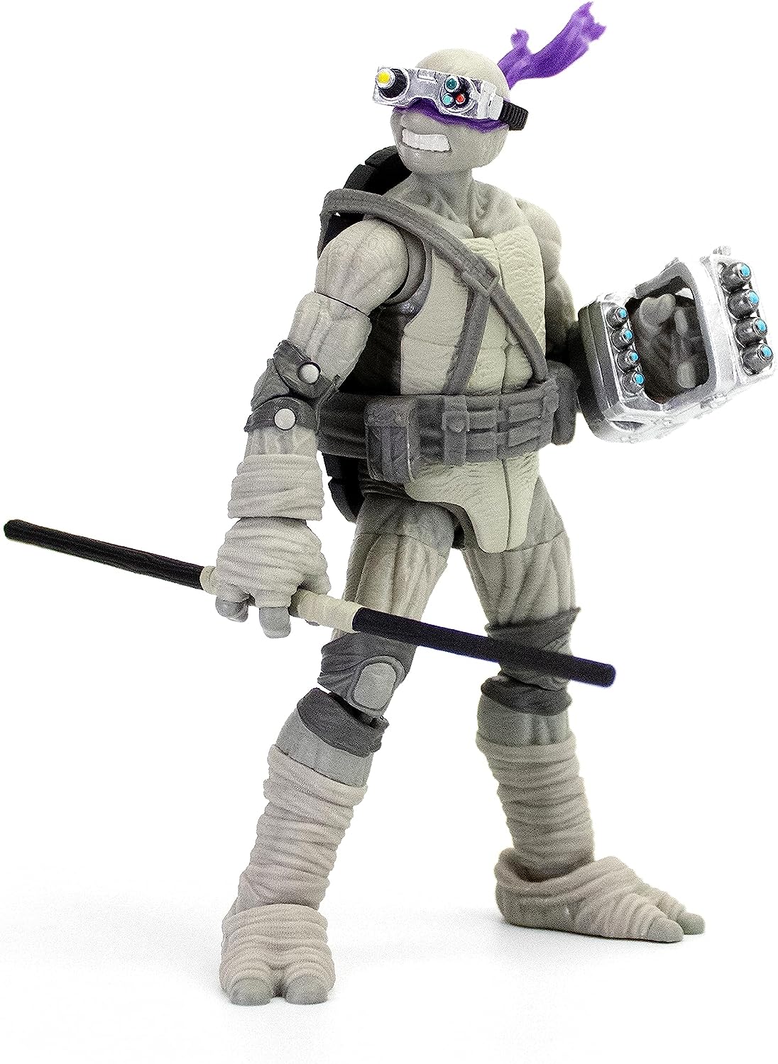 The Loyal Subjects Teenage Mutant Ninja Turtles BST AXN IDW Figura de acción inspirada en el cómic 'Blanco y negro' de 5 pulgadas, paquete de 4 - Exclusivo de SDCC 2023