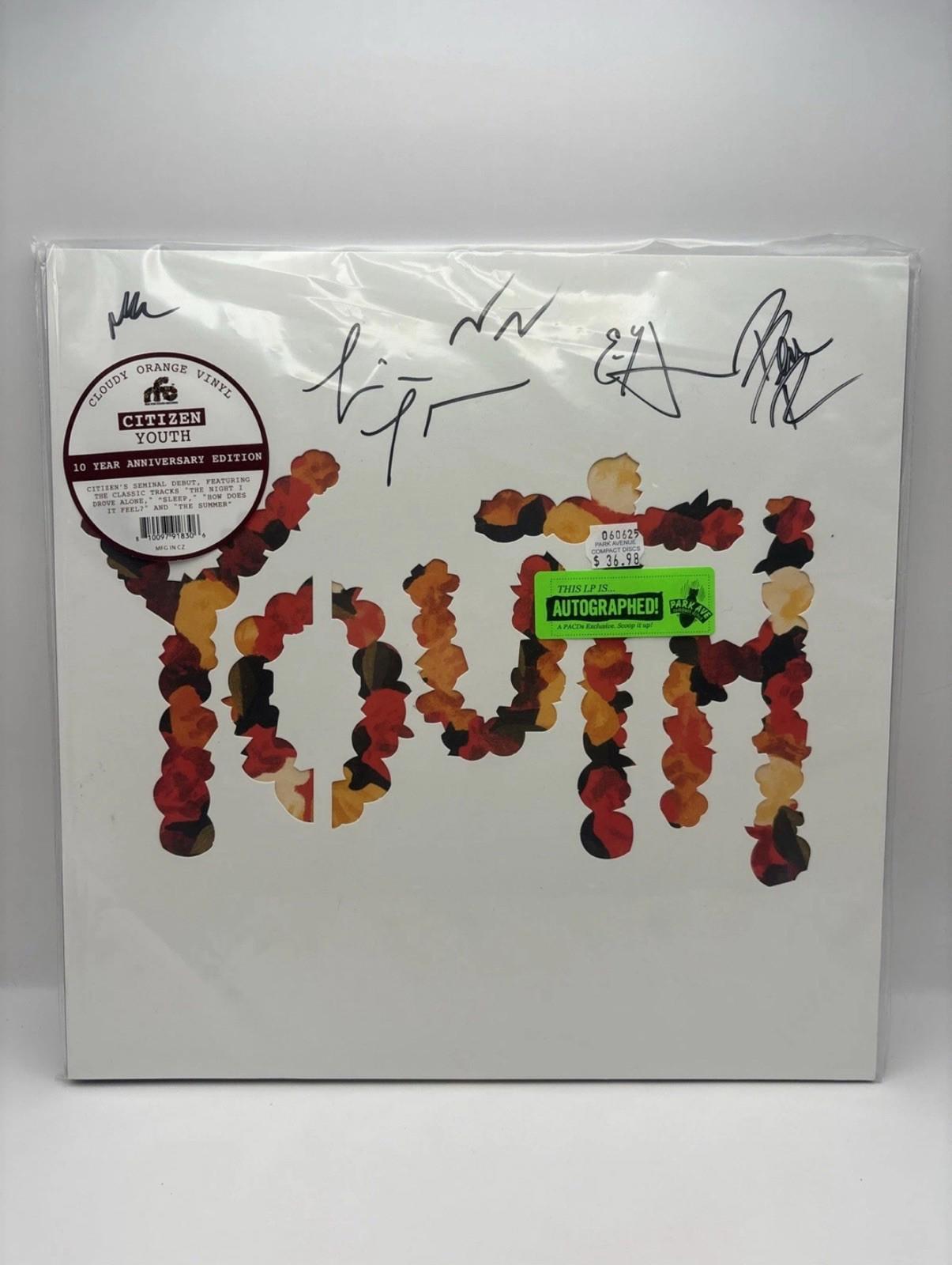 ✅SHIPS NOW✅ SIGNED Citizen Youth 10th Anniversary Cloudy Orange Vinyl LP Limited