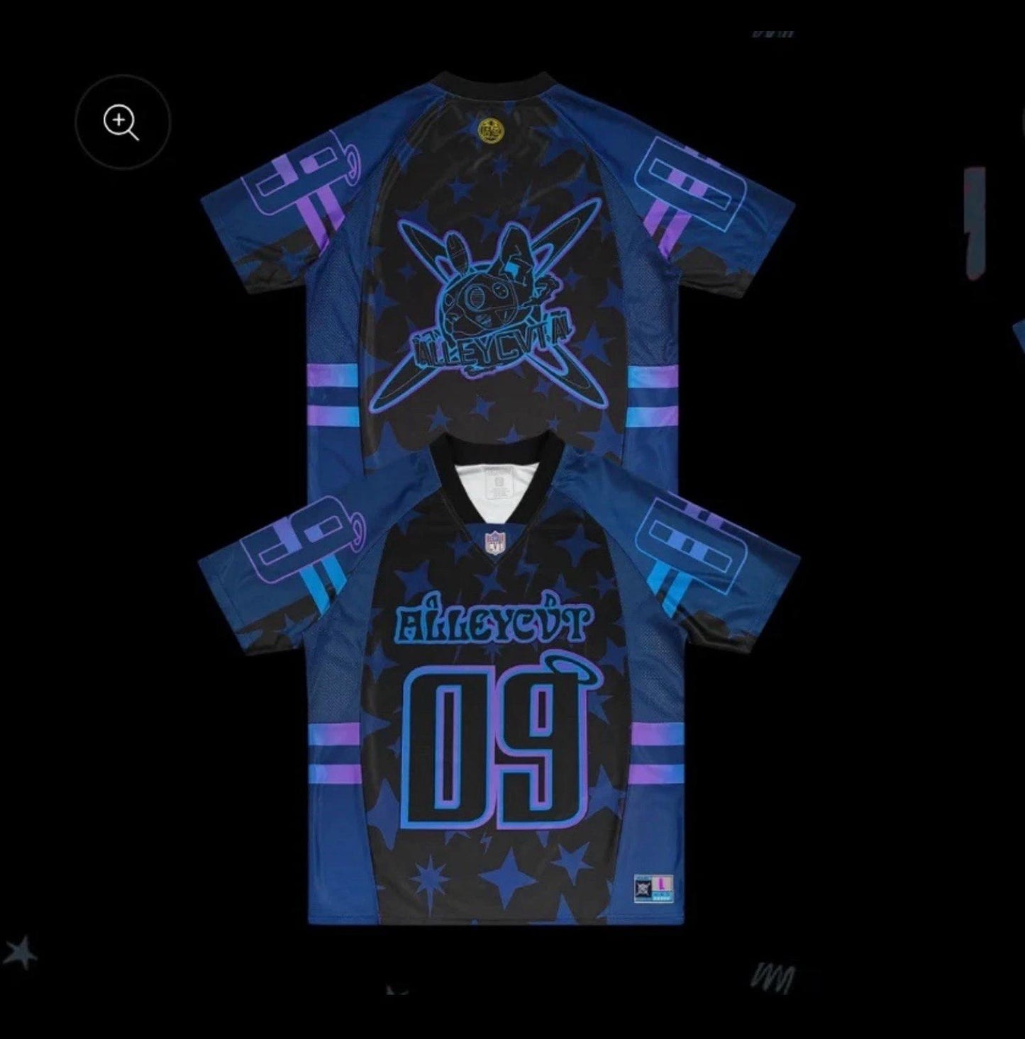 ALLEYCVT FESTIVAL FOOTBALL JERSEY - Size M Medium SHIPS NOW