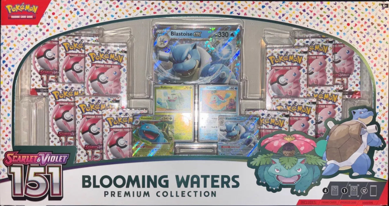 Pokemon TCG Scarlet & Violet 151 Blooming Waters Premium Collection