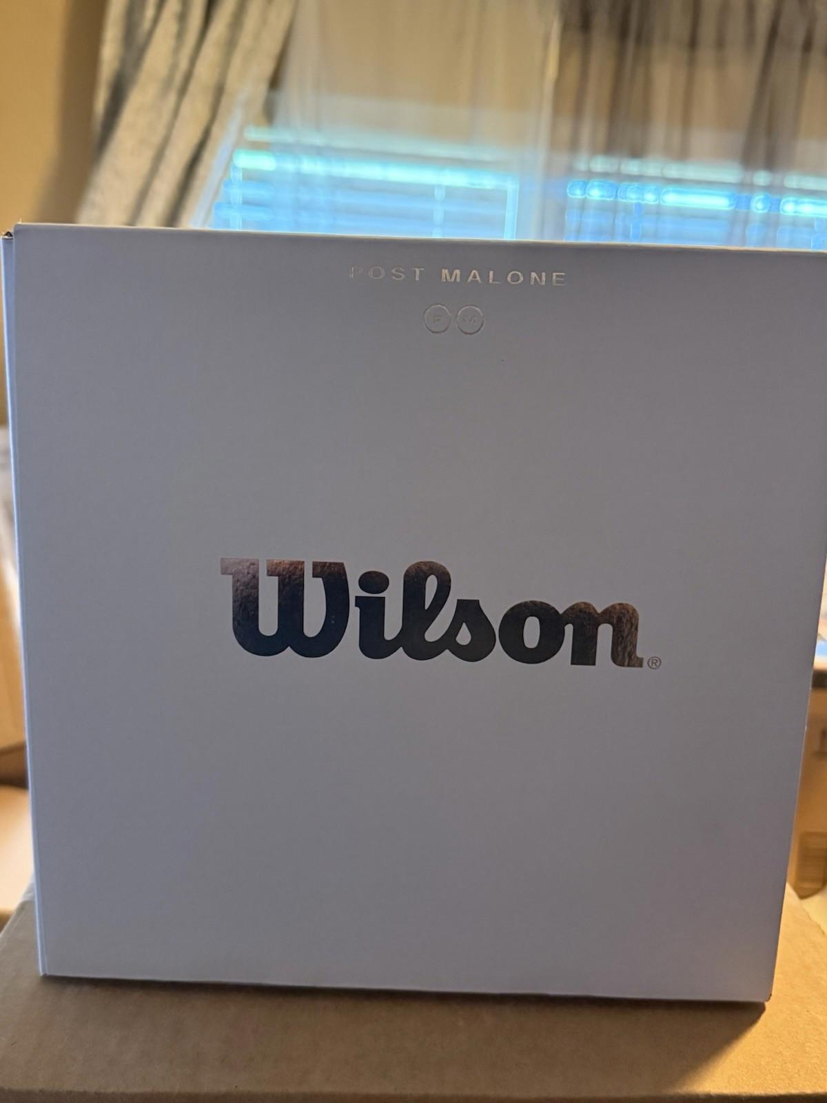 Post Malone x Wilson "White Iverson" Anniversary Basketball Limited /300 IN HAND