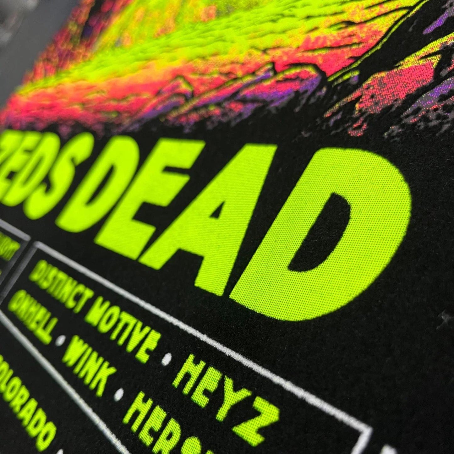 Deadrocks XI - Blacklight Velvet Poster