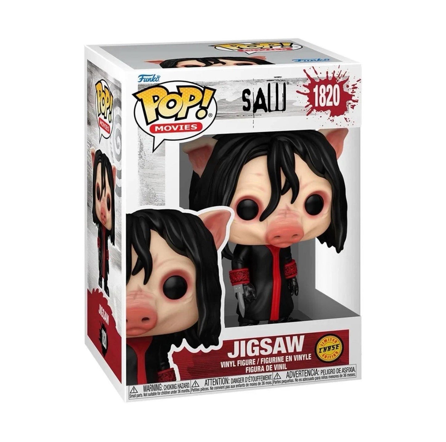 Saw Jigsaw Funko Pop! Vinyl Figure #1820 CHASE SHIPS TODAY WITH PROTECTOR