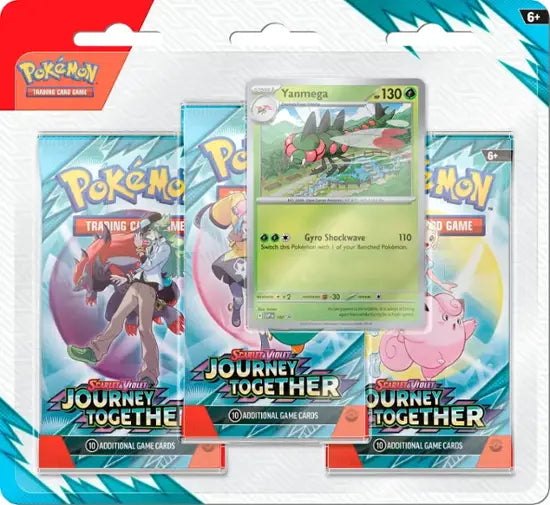 Pokémon - Trading Card Game - Scarlet & Violet Journey Together 3 Pk Booster - Styles May Vary