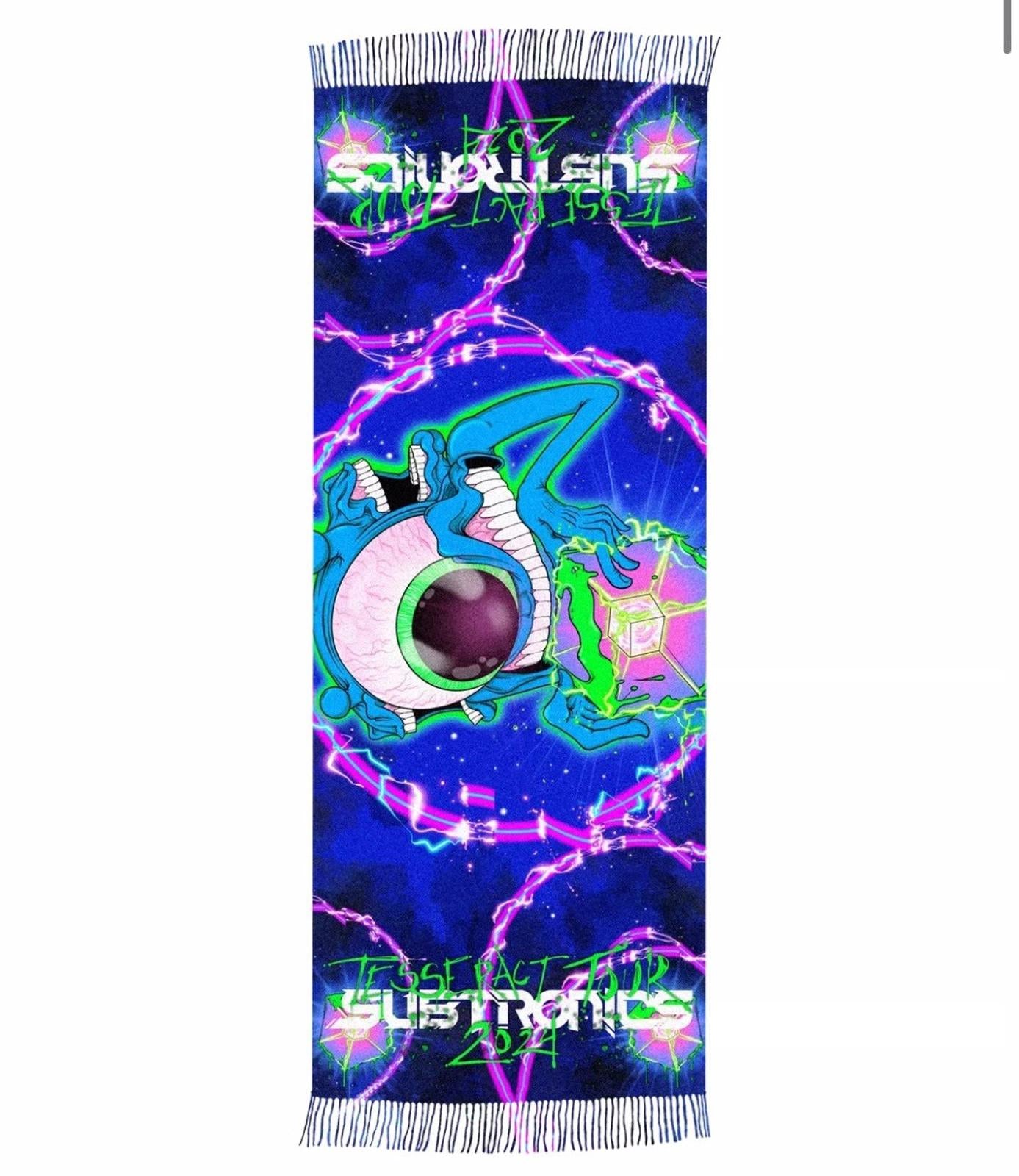 Subtronics Tesseract x Aaron Brooks Pashmina Brand New 🌌