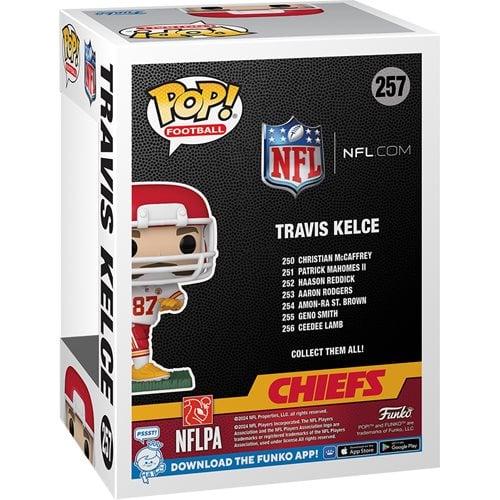 NFL Kansas City Chiefs Travis Kelce (visitante) Funko Pop! Figura de vinilo n.° 257 (PREORDEN)