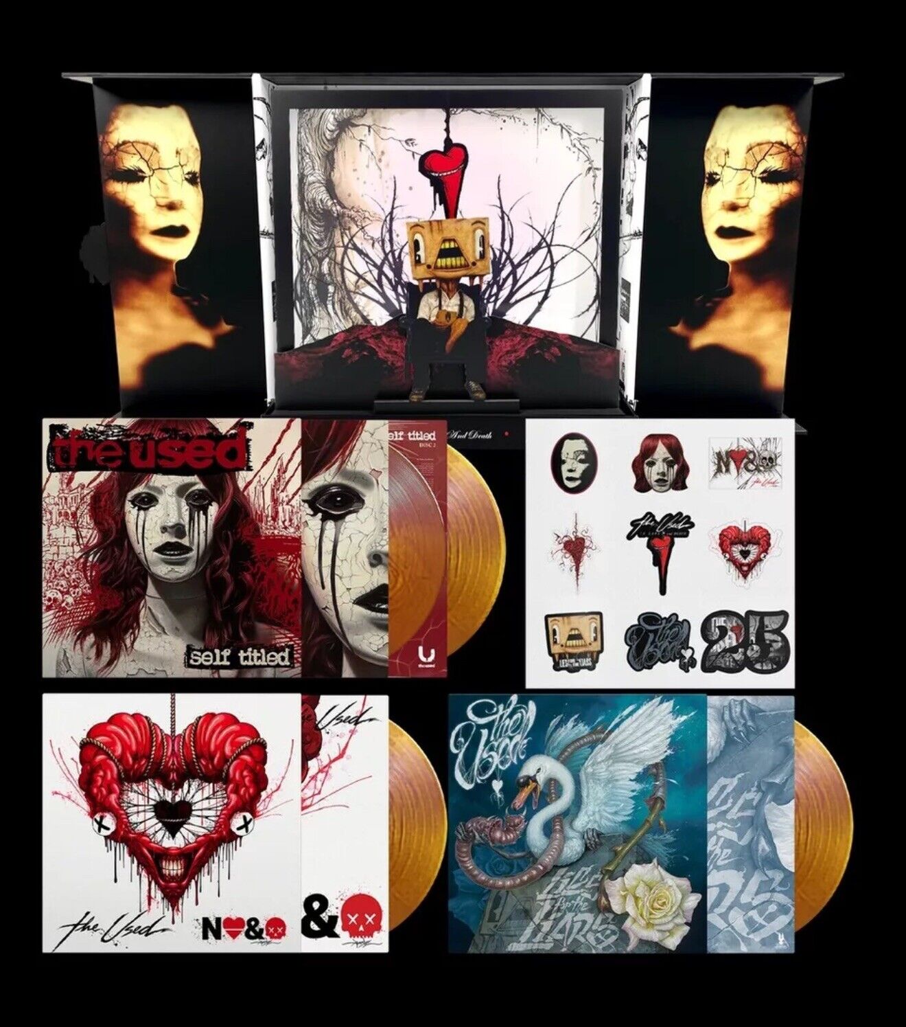 THE USED 25 YEAR COLLECTOR'S EDITION CUSTOM BOX SET