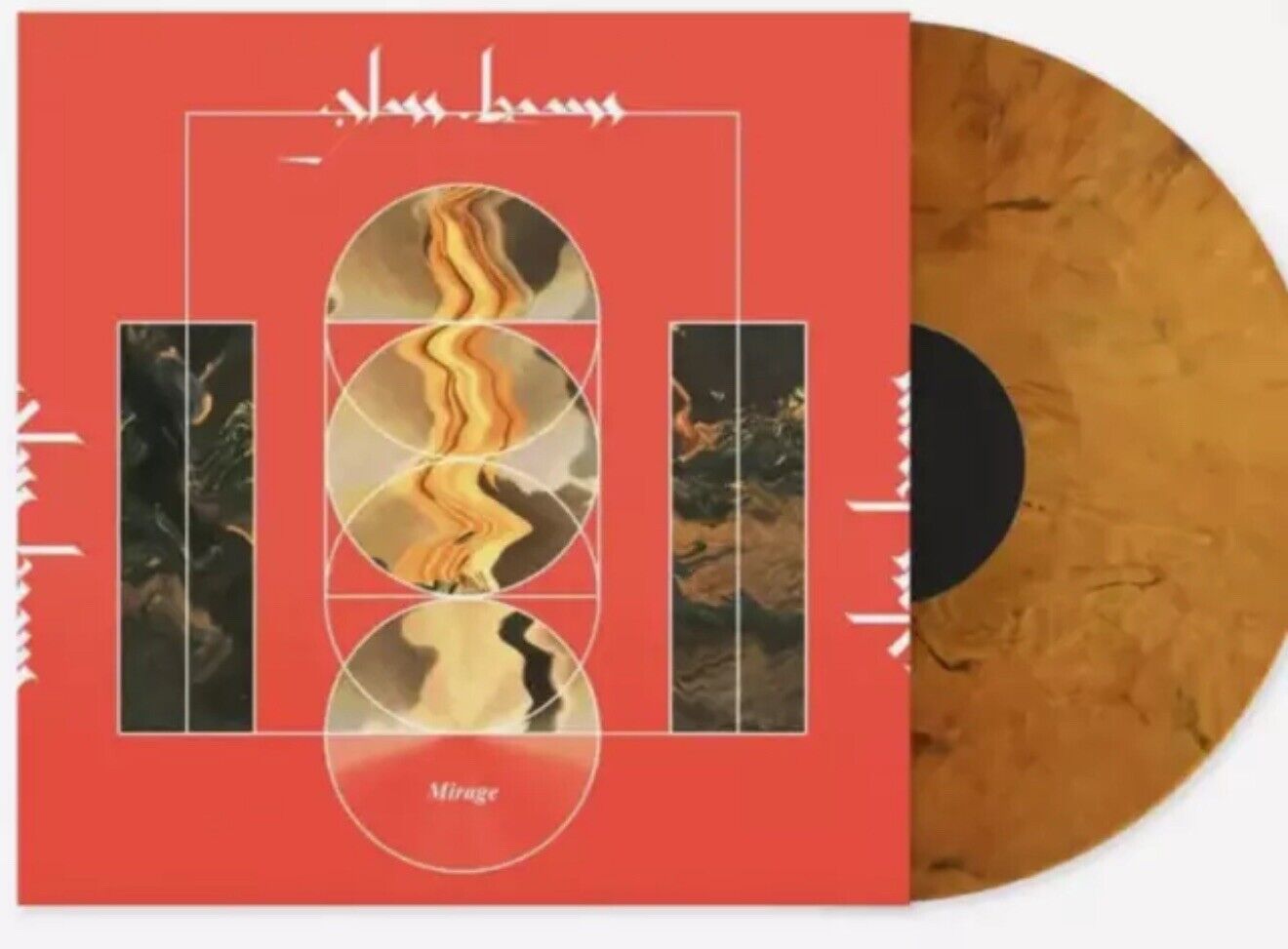 Glass Beams Mirage Vinyl Rough Trade Exclusive Signed Insert #/500