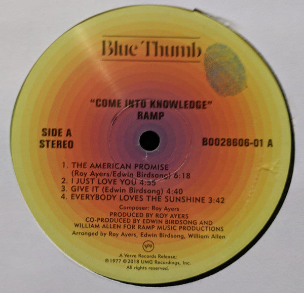 Ramp (3) : Come Into Knowledge (LP, Album, RE)