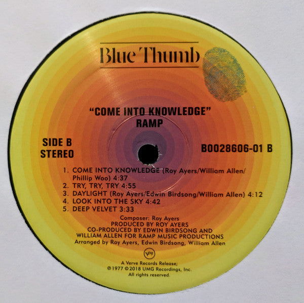 Ramp (3) : Come Into Knowledge (LP, Album, RE)