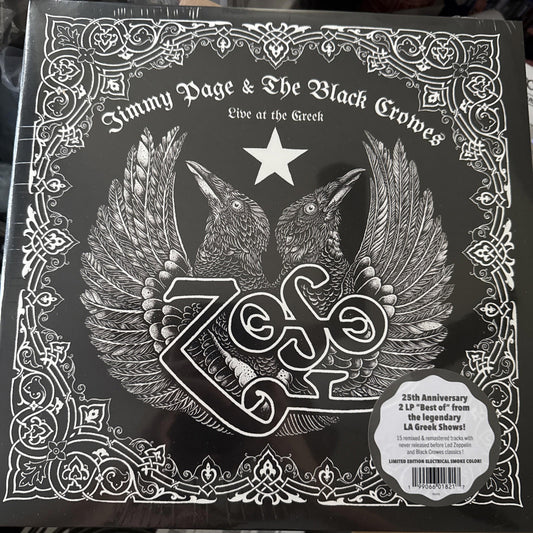 THE BLACK CROWES Live At The Greek Exclusive 2LP Electric Smoke /1000 IN HAND