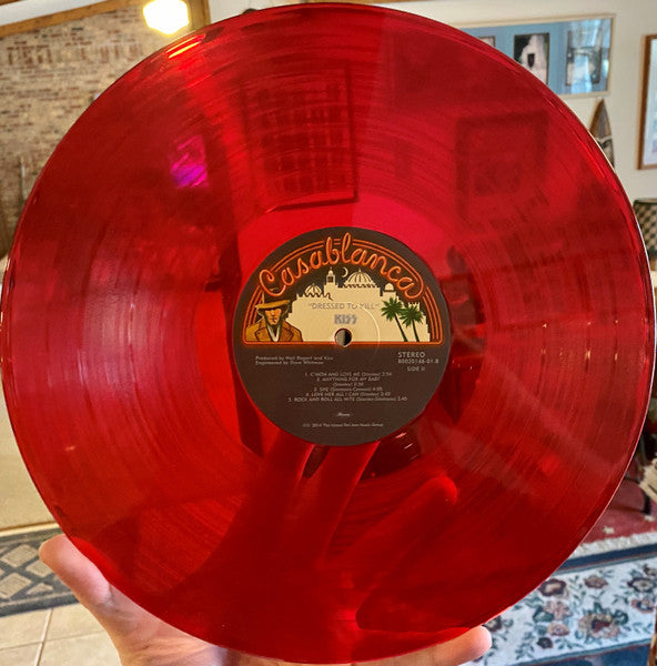 Kiss : Dressed To Kill (LP, Album, RE, S/Edition, Red)