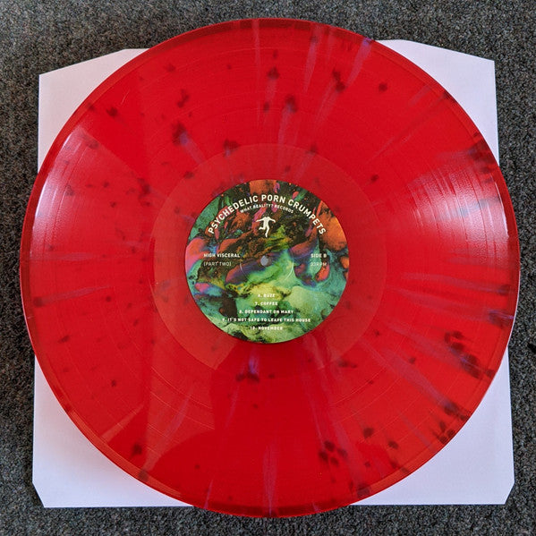 Psychedelic Porn Crumpets : High Visceral {Part One} & {Part Two} (LP, Red + LP, Sea + Comp, Ltd, RP)