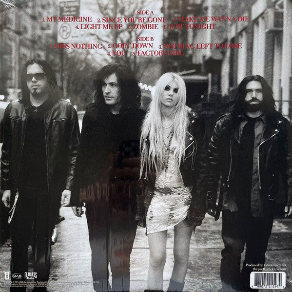 The Pretty Reckless : Light Me Up (LP, Album, Ltd, RE, Whi)