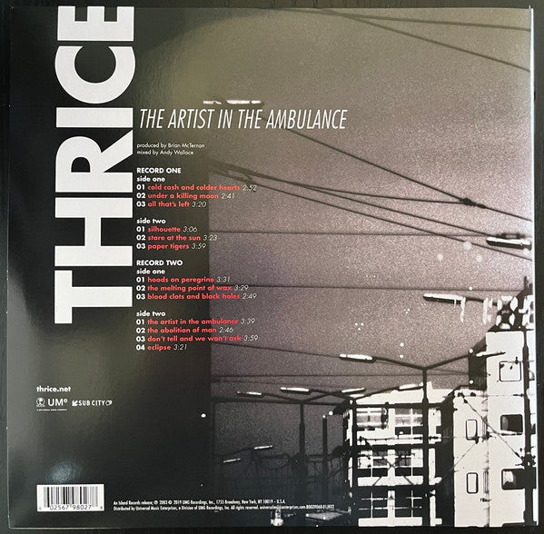 Thrice : The Artist In The Ambulance (2xLP, Album, Ltd, RE, Cle)