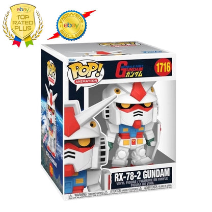 Funko Super Pop 6 1/4 - Mobile Suit Gundam Vinyl Figure - RX-78-2 1716 IN HAND