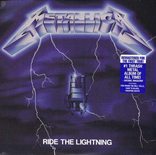 Metallica : Ride The Lightning (LP, Album, Ltd, RE, RM, Blu)