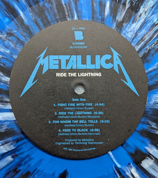 Metallica : Ride The Lightning (LP, Album, Ltd, RE, RM, Blu)