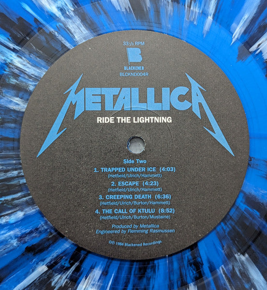 Metallica : Ride The Lightning (LP, Album, Ltd, RE, RM, Blu)