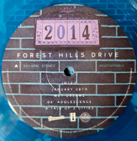 J. Cole : 2014 Forest Hills Drive (2xLP, Album, Ltd, RE, Lig)