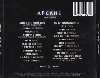 Various : Arcane League of Legends - Season Two Soundtrack (CD, Ltd, Ekk)
