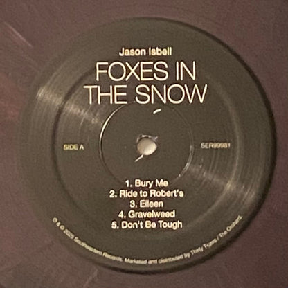 Jason Isbell : Foxes In The Snow (LP, Album, Ltd, Bla)