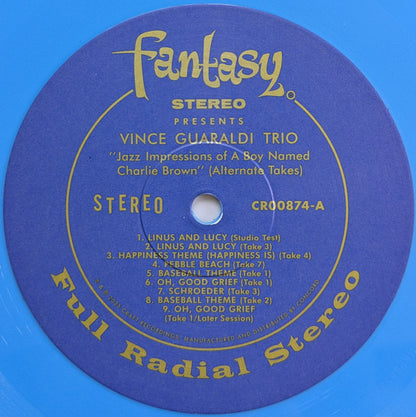 Vince Guaraldi Trio : Jazz Impressions Of A Boy Named Charlie Brown (Alternate Takes) (LP, Album, RSD, Ltd, RE, Sky)