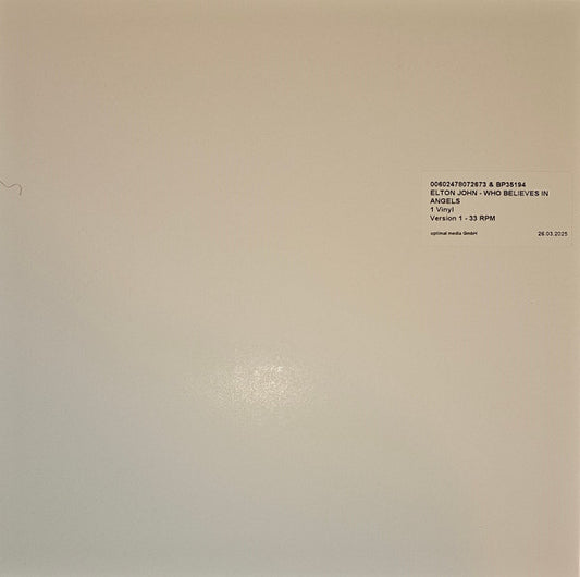 Elton John & Brandi Carlile : Who Believes In Angels? (LP, Album, Ltd, Num, TP, W/Lbl, 180)