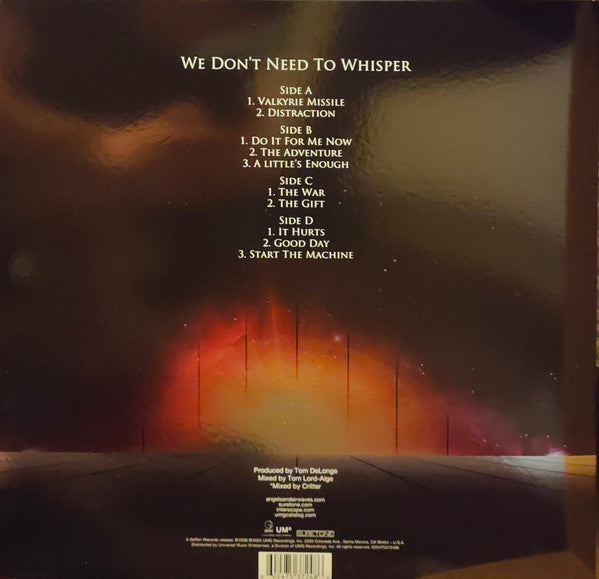 Angels & Airwaves : We Don't Need To Whisper (2xLP, Album, Ltd, RE, RM, Pur)