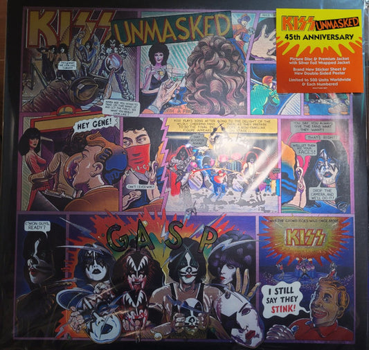Kiss : Unmasked  (LP, Ltd, Pic, 45t)