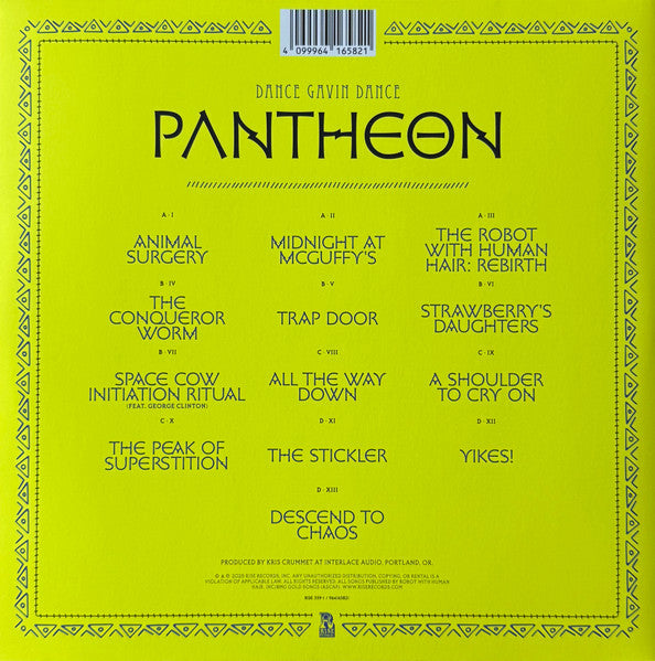 Dance Gavin Dance : Pantheon (2xLP, Album, Ltd, Sea)