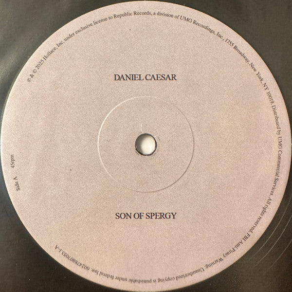 Daniel Caesar (2) : Son of Spergy  (LP, Ltd, W/Lbl, Fir)