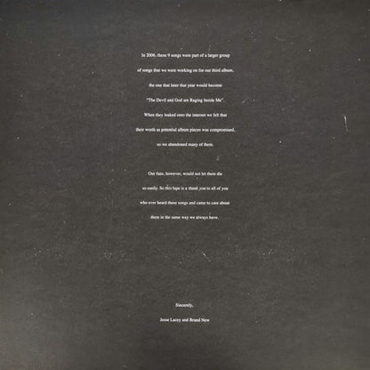 Brand New : Leaked Demos 2006 (LP, RE, Ele)