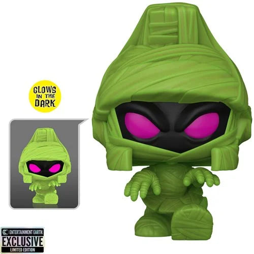 ¡Looney Tunes Halloween Marvin el marciano Funko Pop que brilla en la oscuridad! Figura de vinilo n.° 1674 - Exclusivo de Entertainment Earth