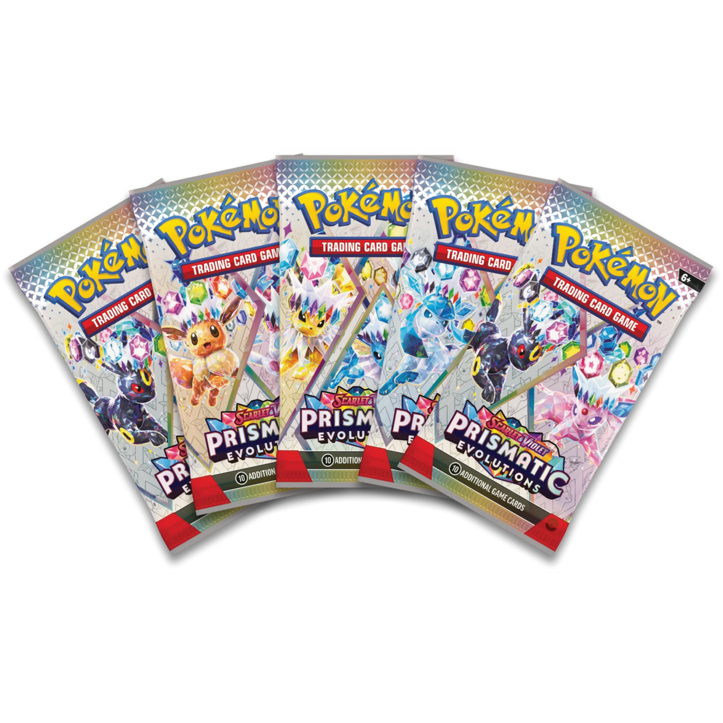 Pokemon Trading Card Games Scarlet & Violet - Prismatic Evolutions Tech Sticker Collection Leafeon