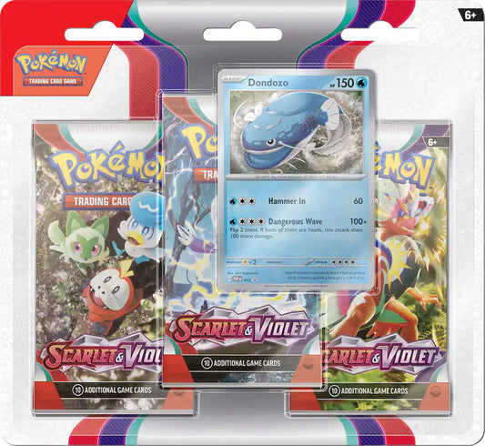 Pokémon - Trading Card Game: Scarlet & Violet 3pk Booster - Styles May Vary