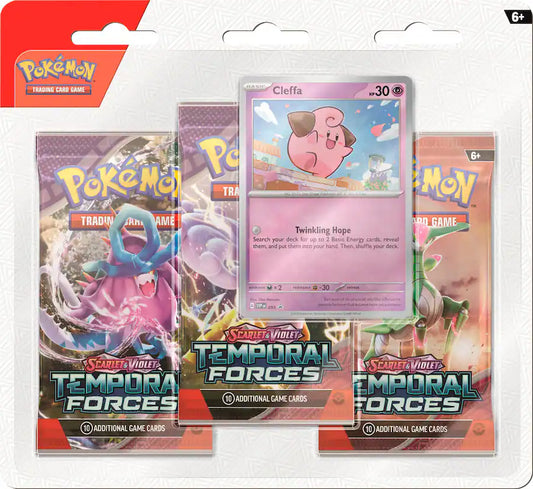 Pokémon - Trading Card Game: Scarlet & Violet— Temporal Forces 3pk Booster - Styles May Vary